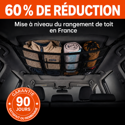 Kangacar™ – Filet de Rangement de Plafond pour Voiture
